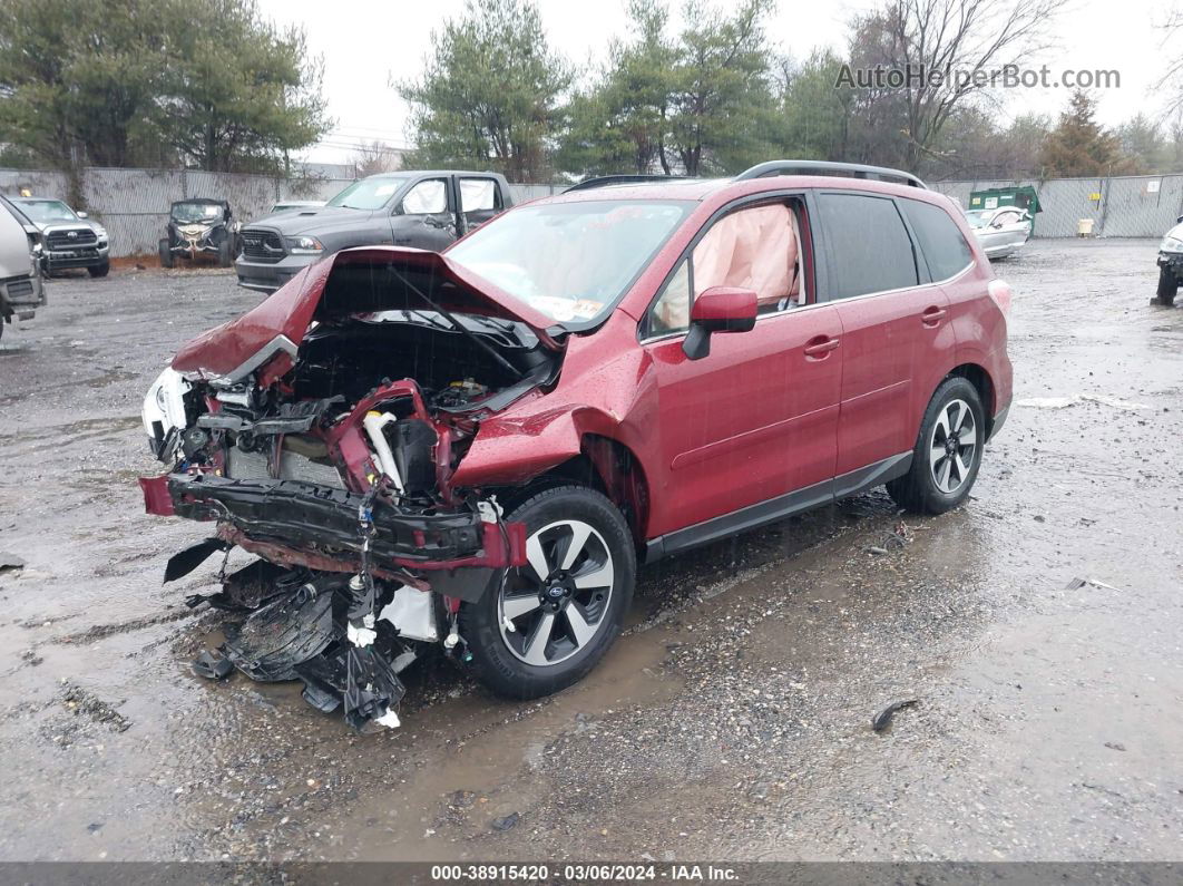 2017 Subaru Forester 2.5i Limited Красный vin: JF2SJARC4HH547828