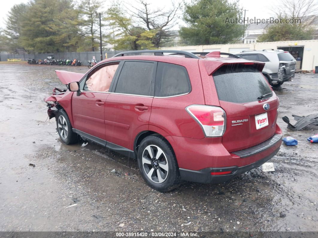 2017 Subaru Forester 2.5i Limited Red vin: JF2SJARC4HH547828