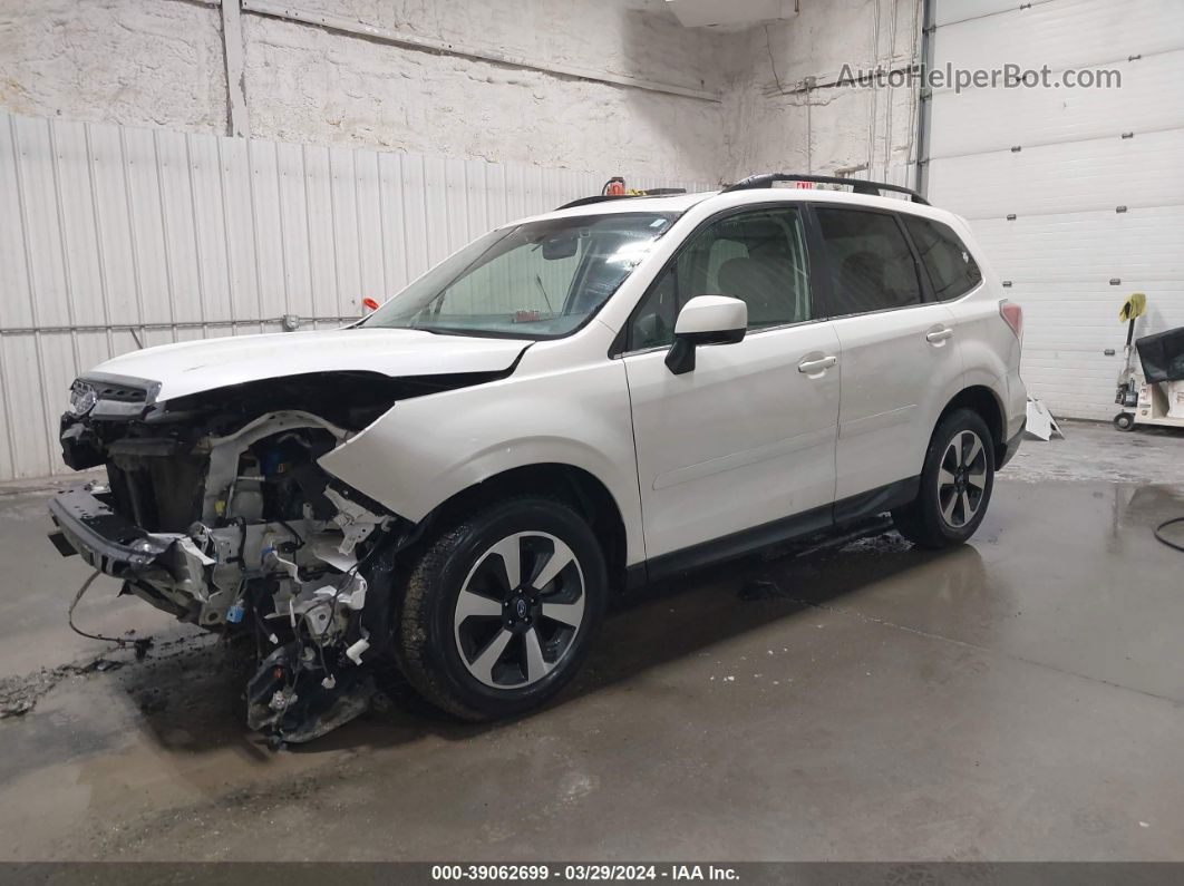 2018 Subaru Forester 2.5i Limited White vin: JF2SJARC4JH580818