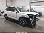 2018 Subaru Forester 2.5i Limited White vin: JF2SJARC4JH580818