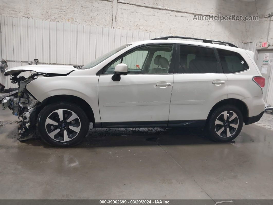 2018 Subaru Forester 2.5i Limited White vin: JF2SJARC4JH580818