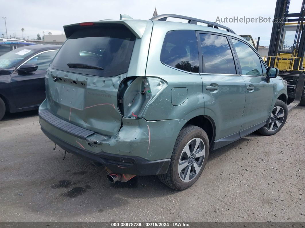 2018 Subaru Forester 2.5i Limited Green vin: JF2SJARC4JH584738