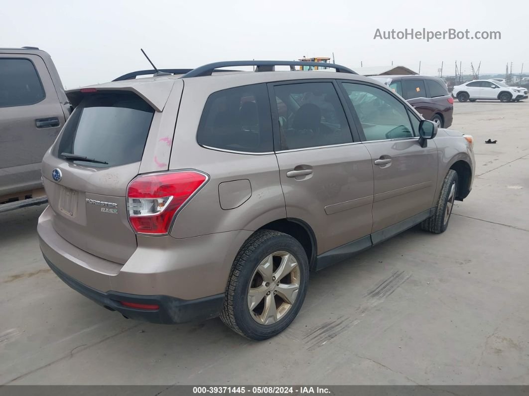 2015 Subaru Forester 2.5i Limited Beige vin: JF2SJARC5FH807327