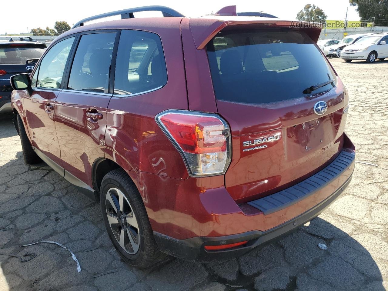 2017 Subaru Forester 2.5i Limited Red vin: JF2SJARC5HH465753