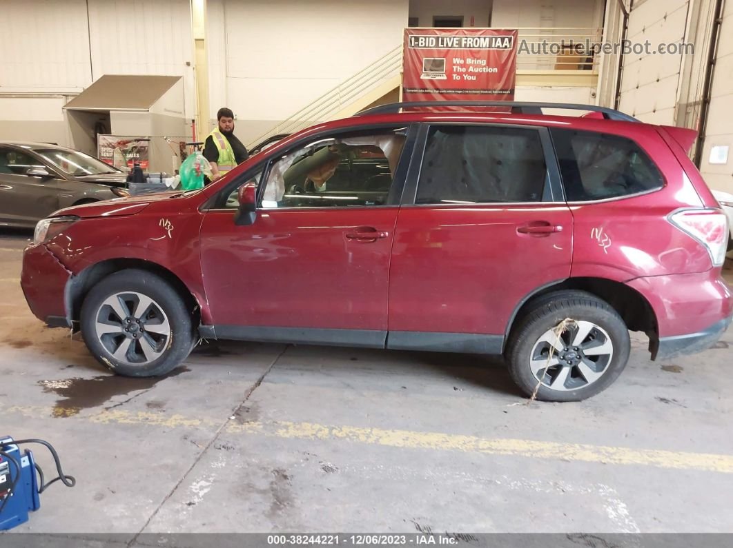 2018 Subaru Forester 2.5i Limited Red vin: JF2SJARC6JH462835