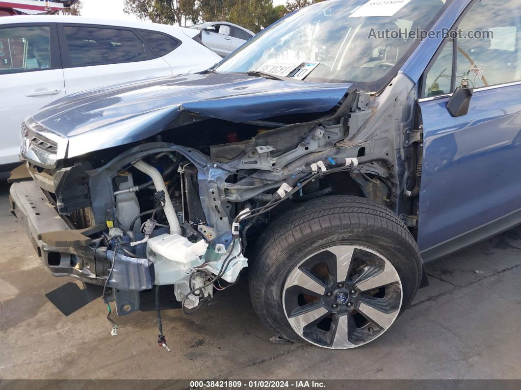 2018 Subaru Forester 2.5i Limited Blue vin: JF2SJARC6JH609834