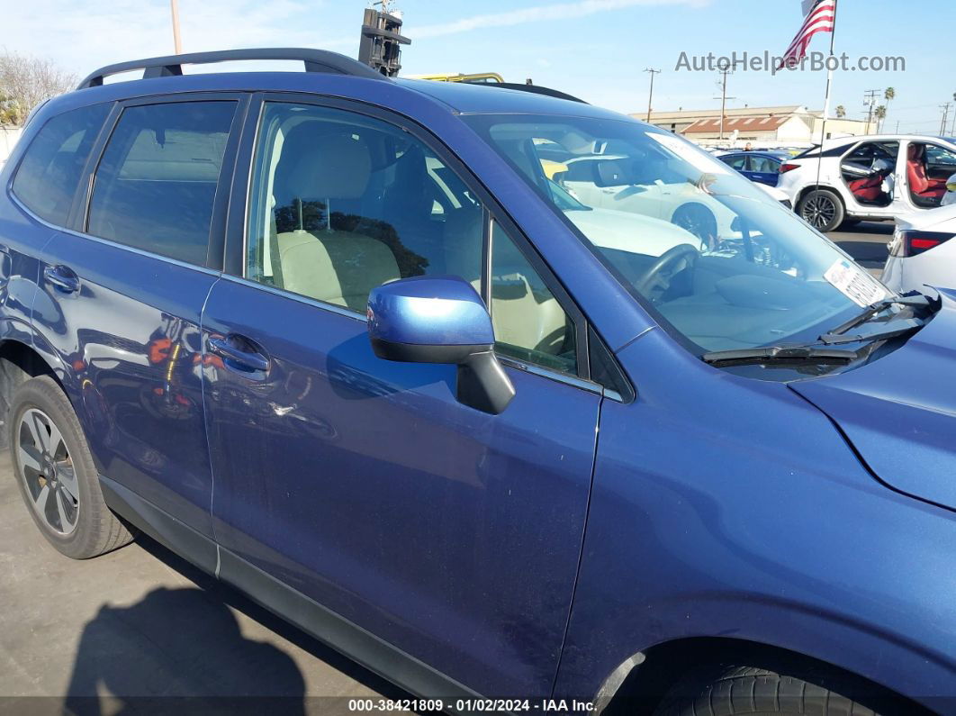 2018 Subaru Forester 2.5i Limited Blue vin: JF2SJARC6JH609834