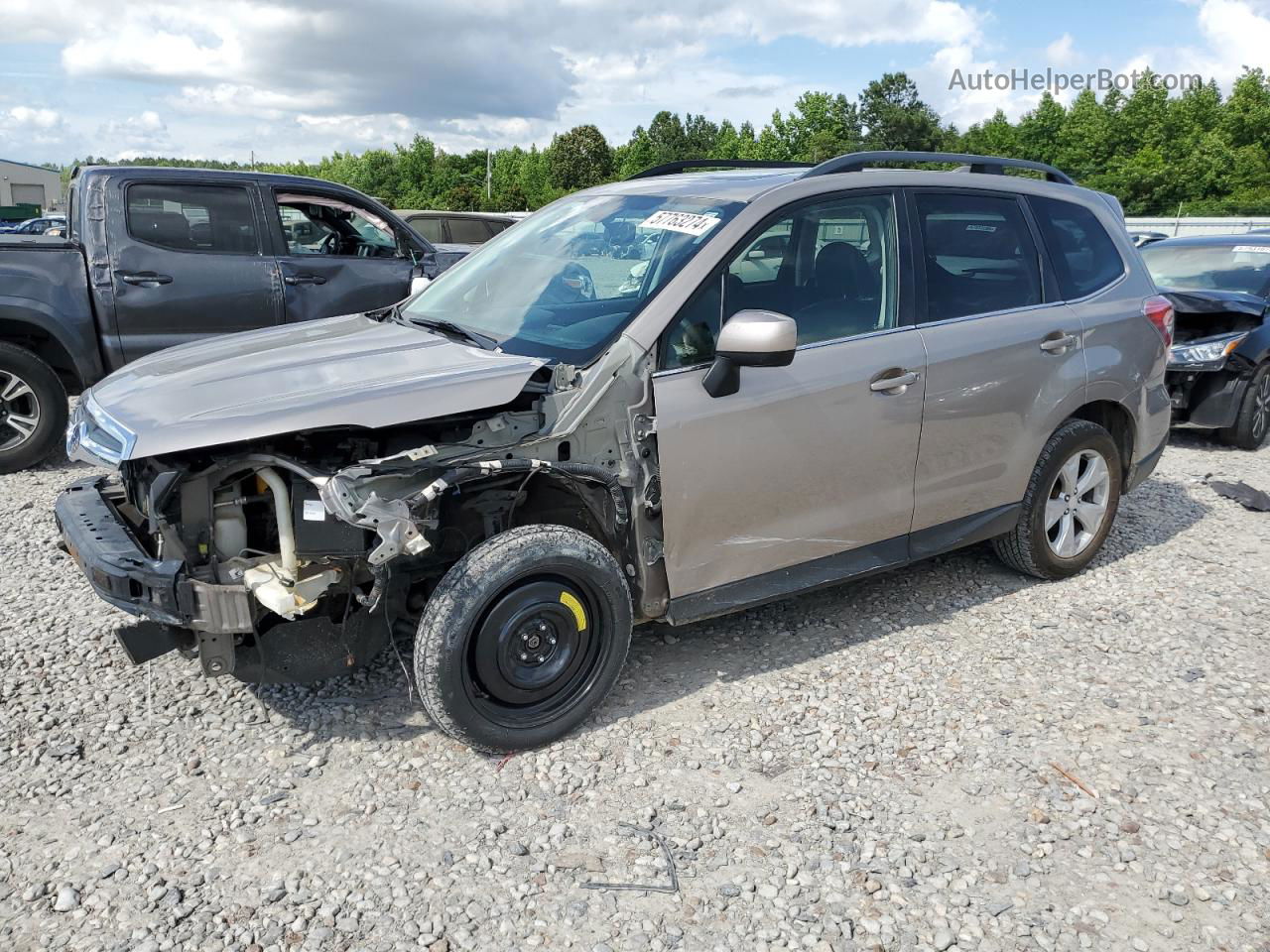 2016 Subaru Forester 2.5i Limited Brown vin: JF2SJARC7GH475599