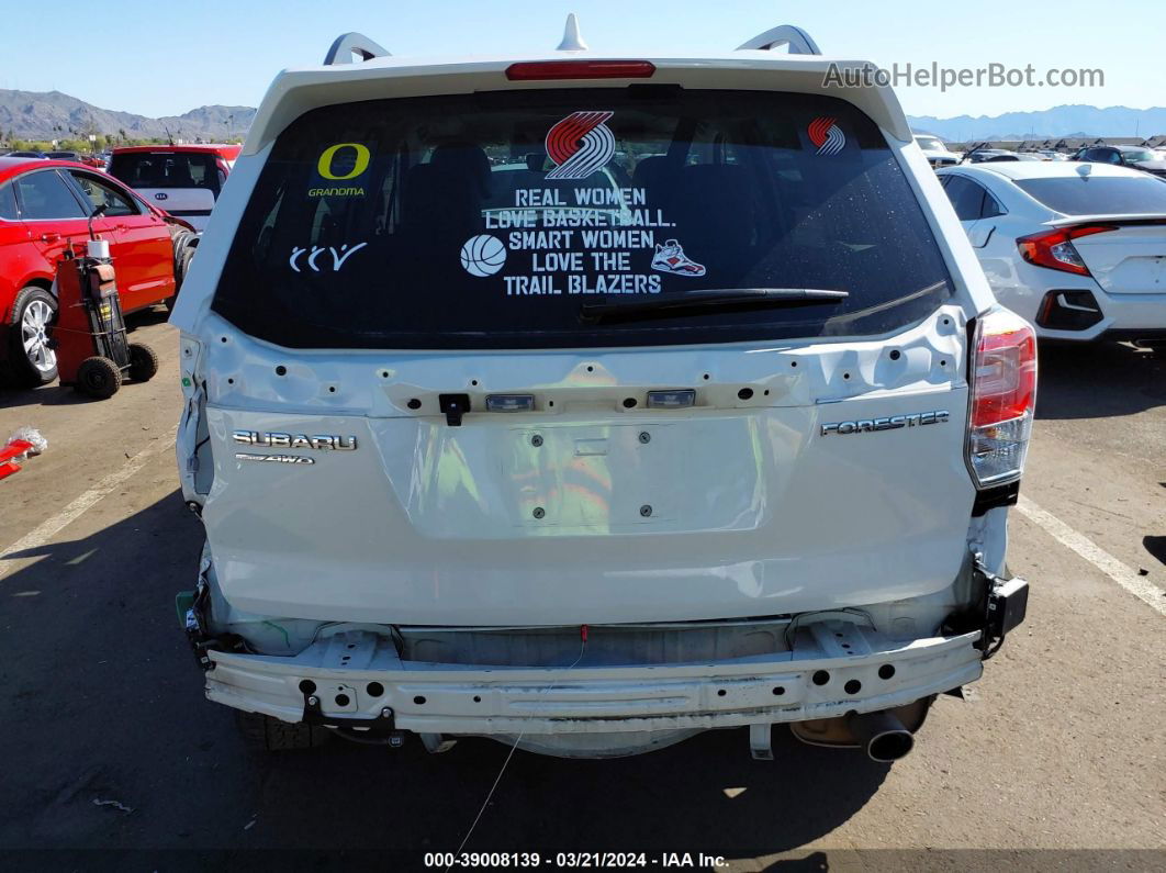 2018 Subaru Forester 2.5i Limited White vin: JF2SJARC7JH424868