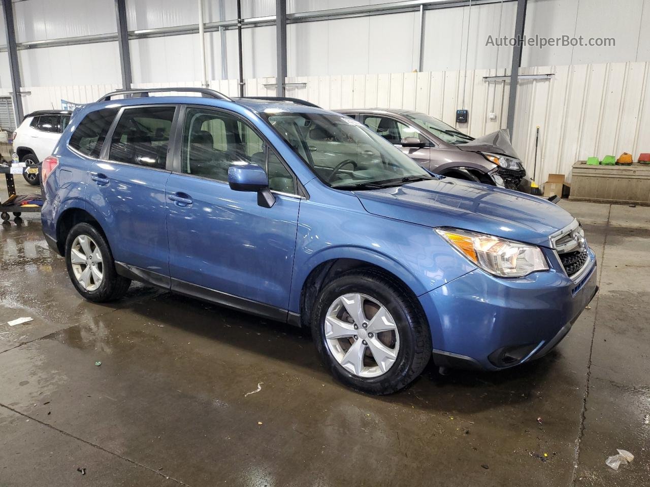 2016 Subaru Forester 2.5i Limited Blue vin: JF2SJARC8GH480990