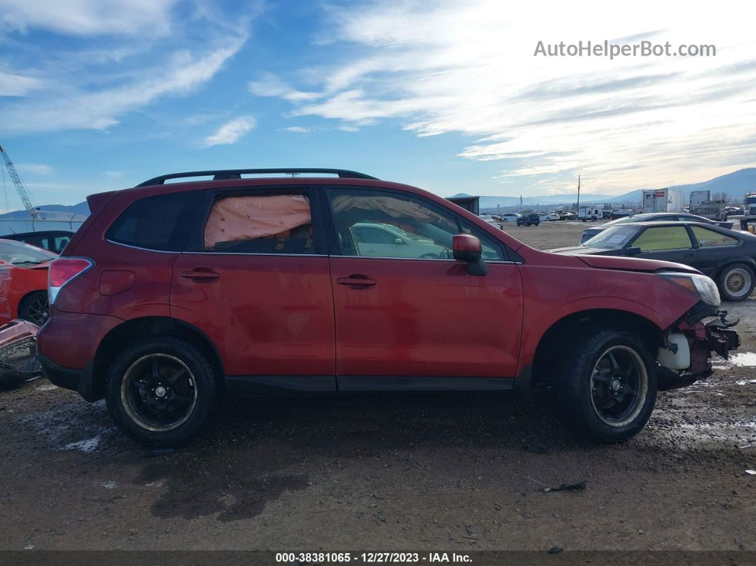 2017 Subaru Forester 2.5i Limited Red vin: JF2SJARC8HH424050