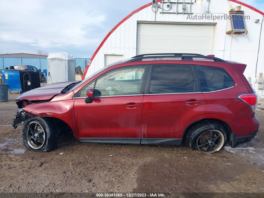 2017 Subaru Forester 2.5i Limited Красный vin: JF2SJARC8HH424050