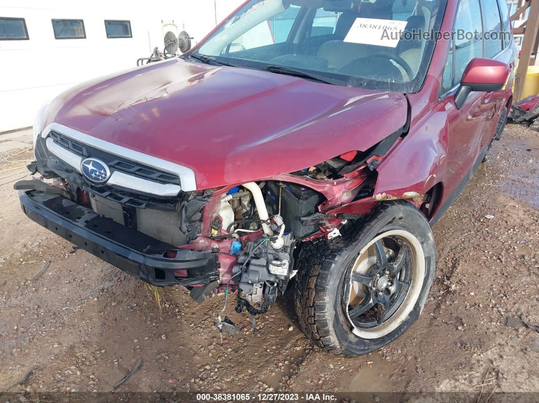 2017 Subaru Forester 2.5i Limited Red vin: JF2SJARC8HH424050