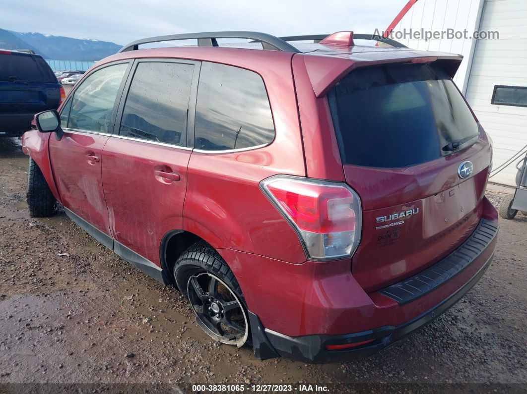 2017 Subaru Forester 2.5i Limited Красный vin: JF2SJARC8HH424050