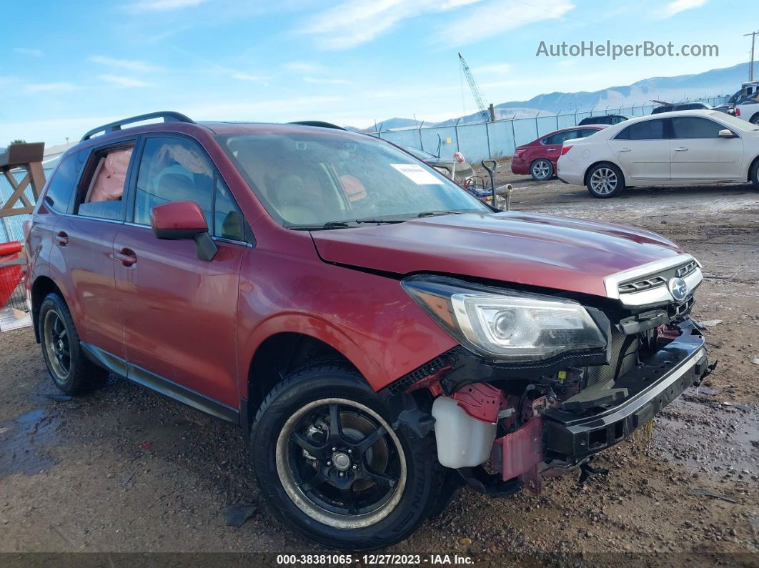 2017 Subaru Forester 2.5i Limited Red vin: JF2SJARC8HH424050