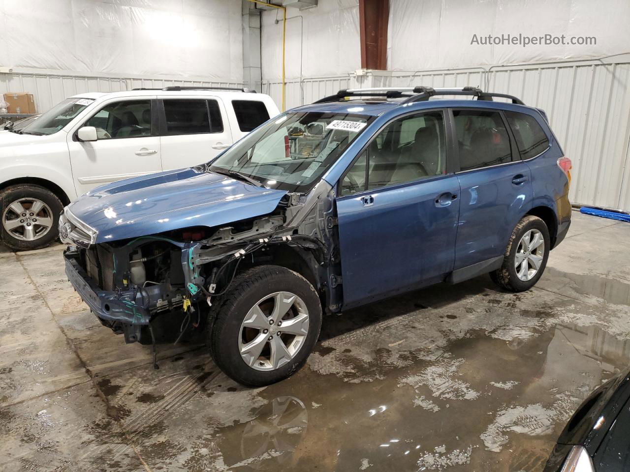 2015 Subaru Forester 2.5i Limited Blue vin: JF2SJARC9FH818380