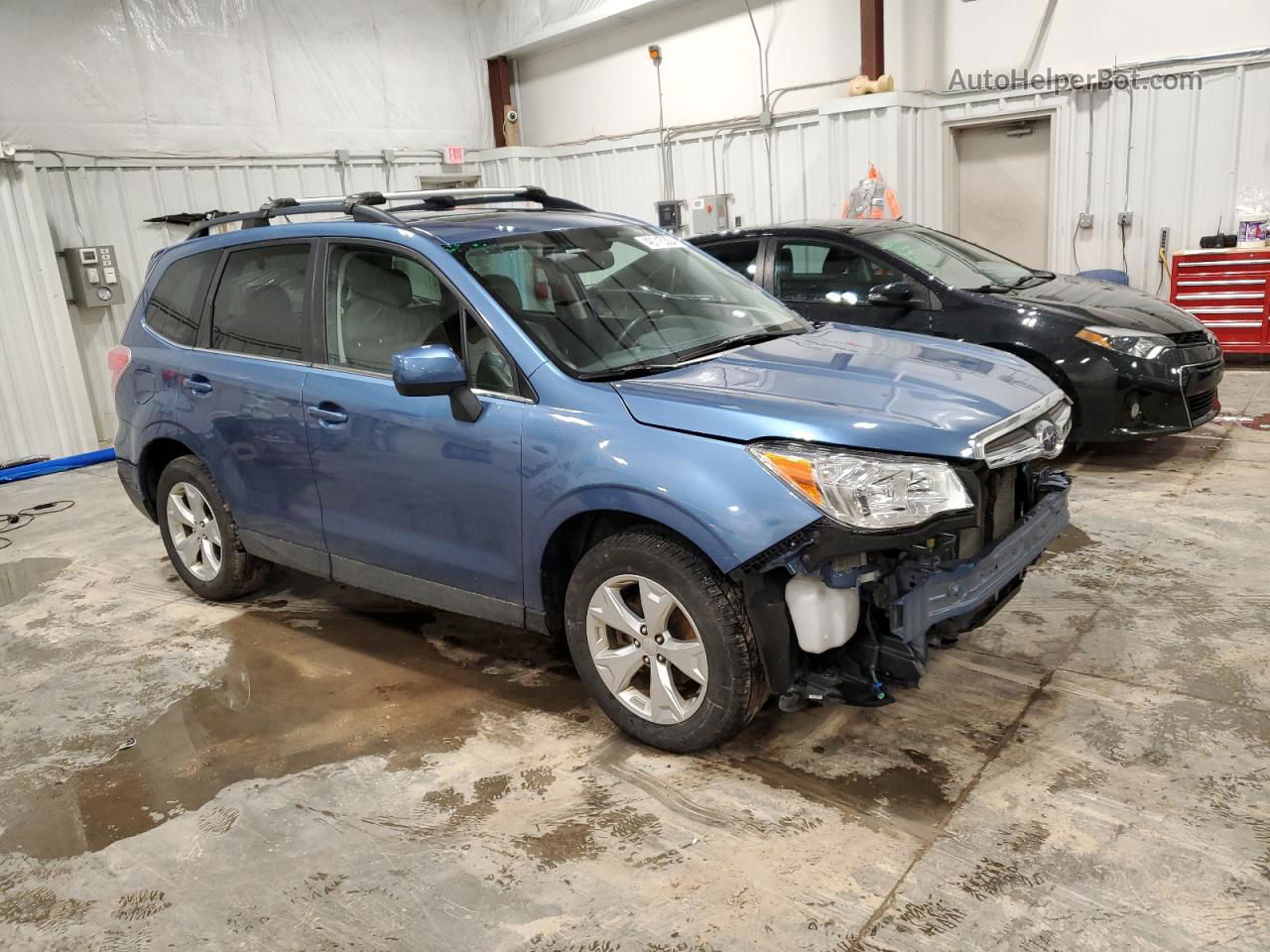 2015 Subaru Forester 2.5i Limited Blue vin: JF2SJARC9FH818380