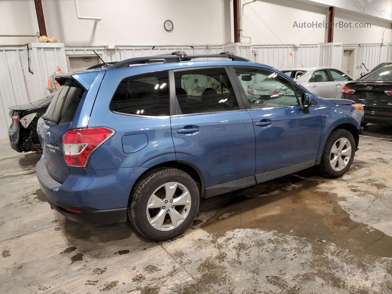 2015 Subaru Forester 2.5i Limited Blue vin: JF2SJARC9FH818380