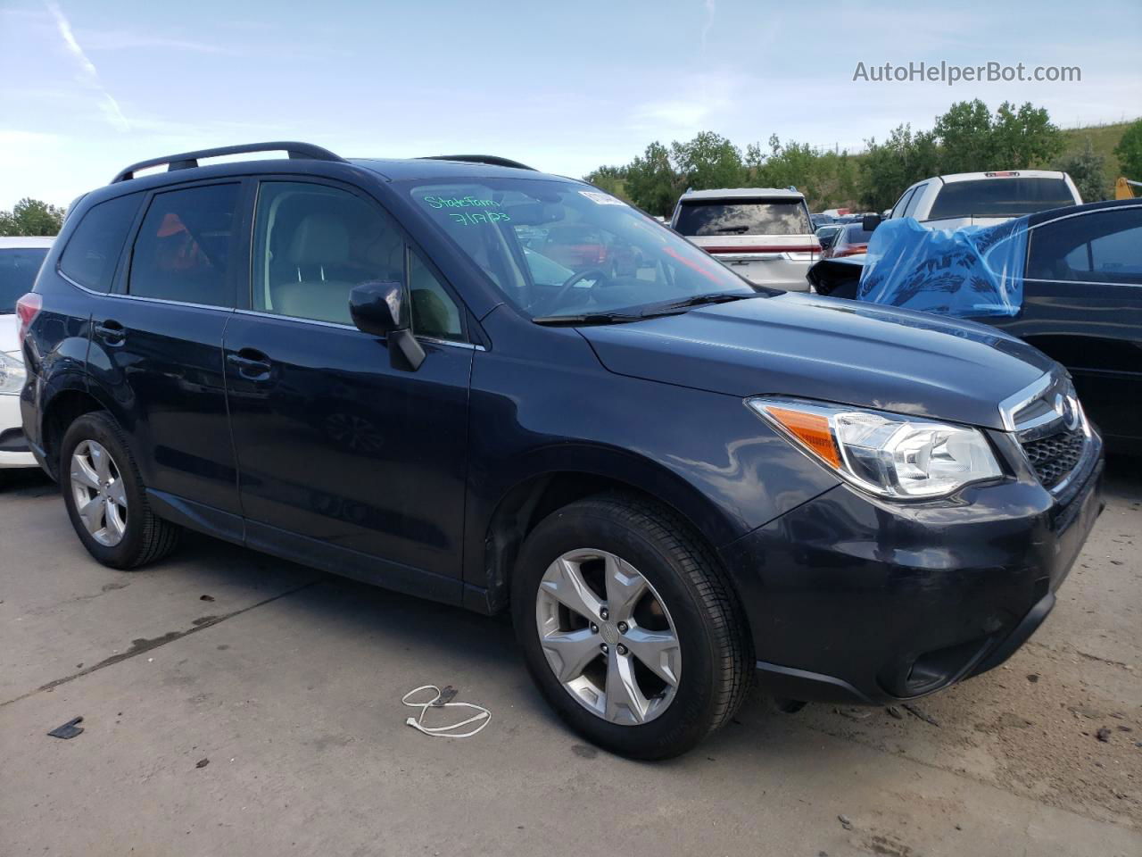 2016 Subaru Forester 2.5i Limited Charcoal vin: JF2SJARC9GH496714