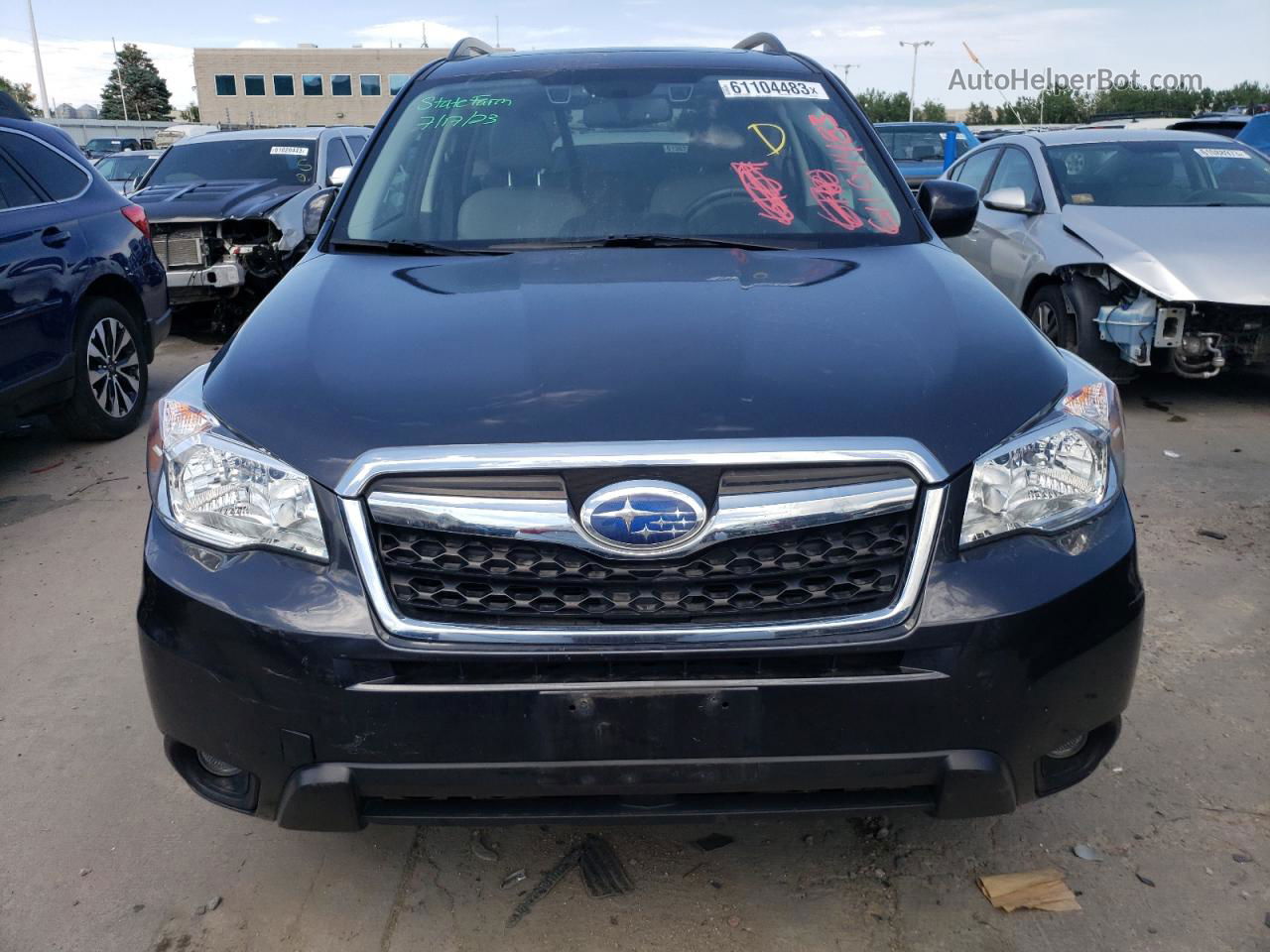 2016 Subaru Forester 2.5i Limited Charcoal vin: JF2SJARC9GH496714