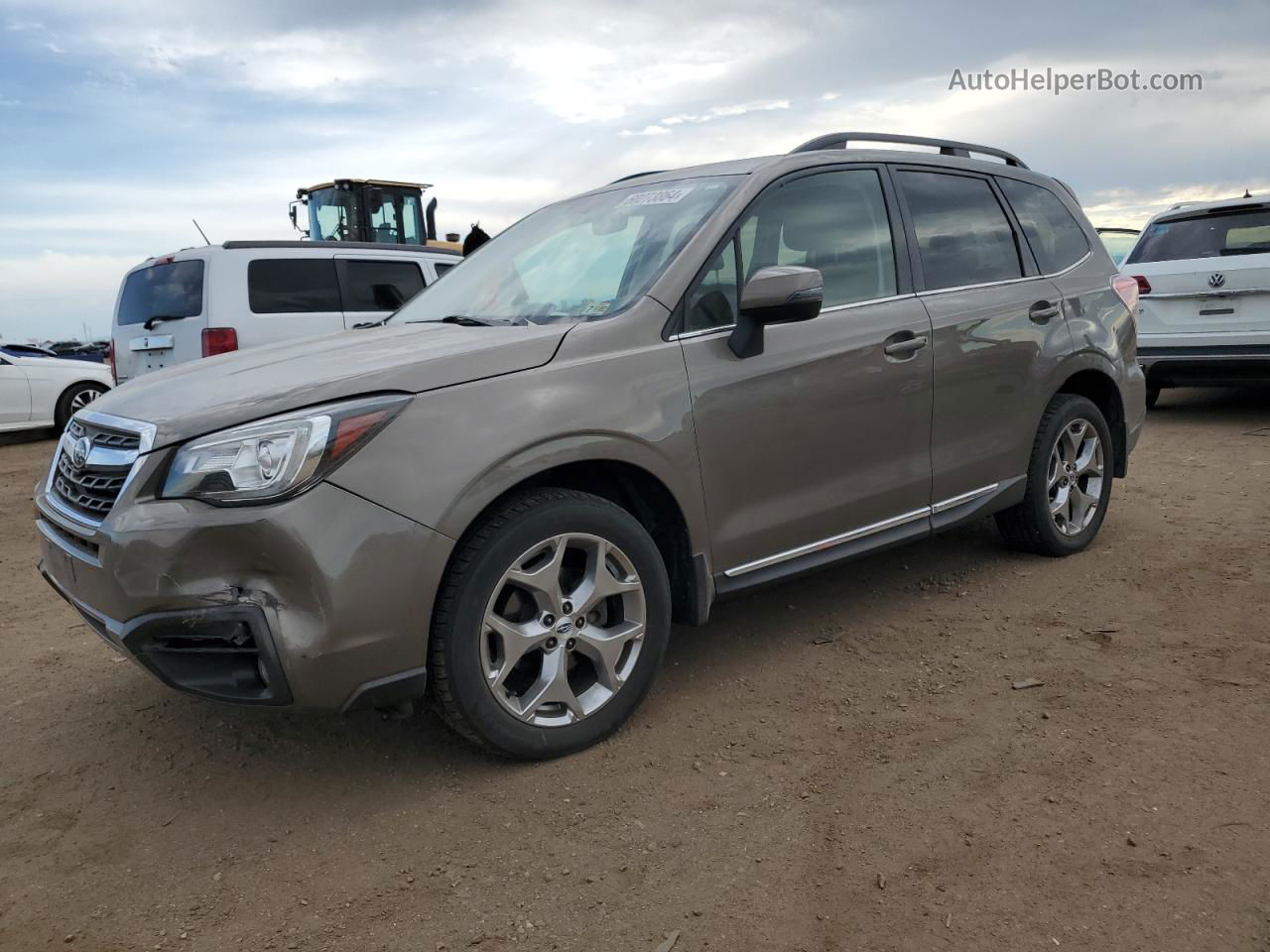 2017 Subaru Forester 2.5i Touring Brown vin: JF2SJATC1HH433410