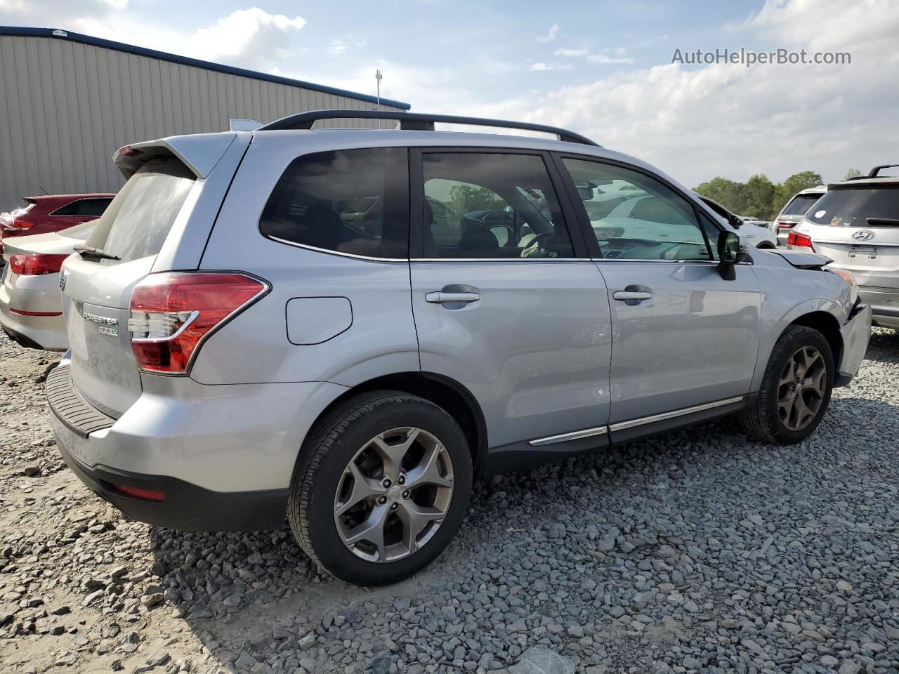 2016 Subaru Forester 2.5i Touring Silver vin: JF2SJAVC6GH402004