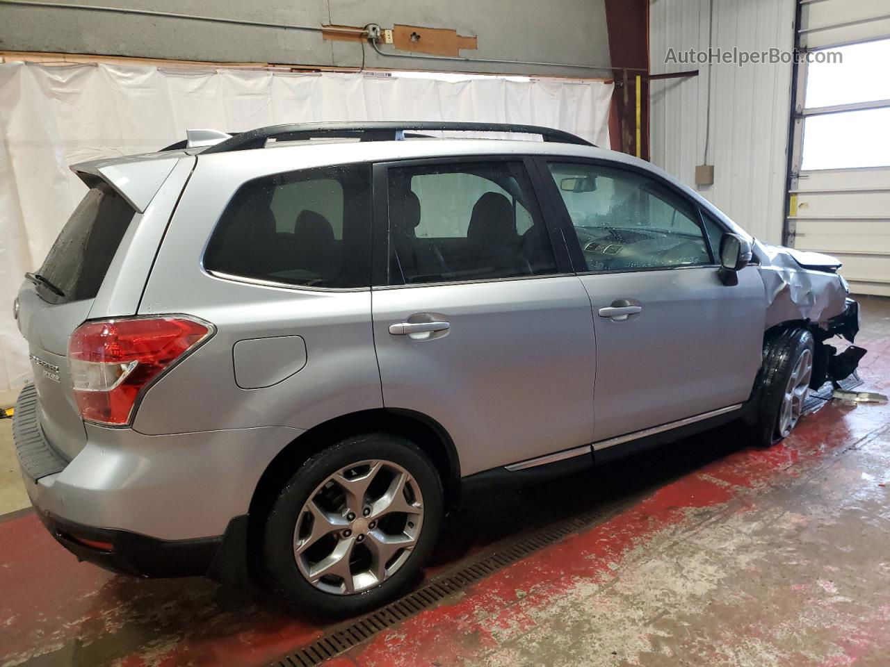 2016 Subaru Forester 2.5i Touring Silver vin: JF2SJAVC8GH496256