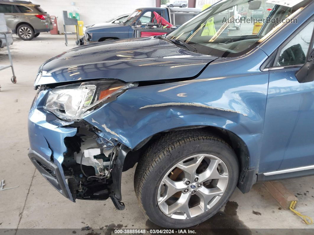 2017 Subaru Forester 2.5i Touring Blue vin: JF2SJAWC0HH483582