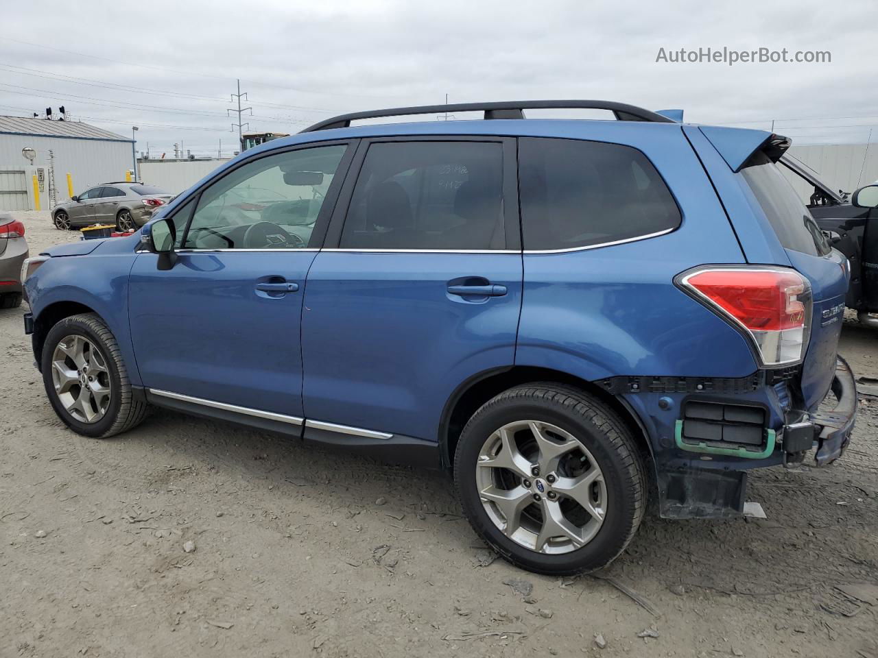 2018 Subaru Forester 2.5i Touring Blue vin: JF2SJAWC0JH411237