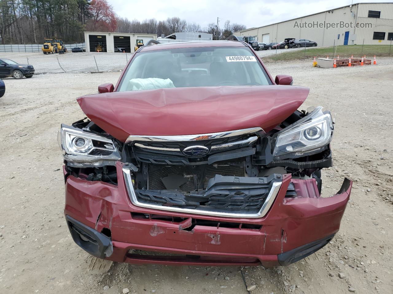 2018 Subaru Forester 2.5i Touring Burgundy vin: JF2SJAWC0JH422738