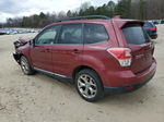 2018 Subaru Forester 2.5i Touring Burgundy vin: JF2SJAWC0JH422738