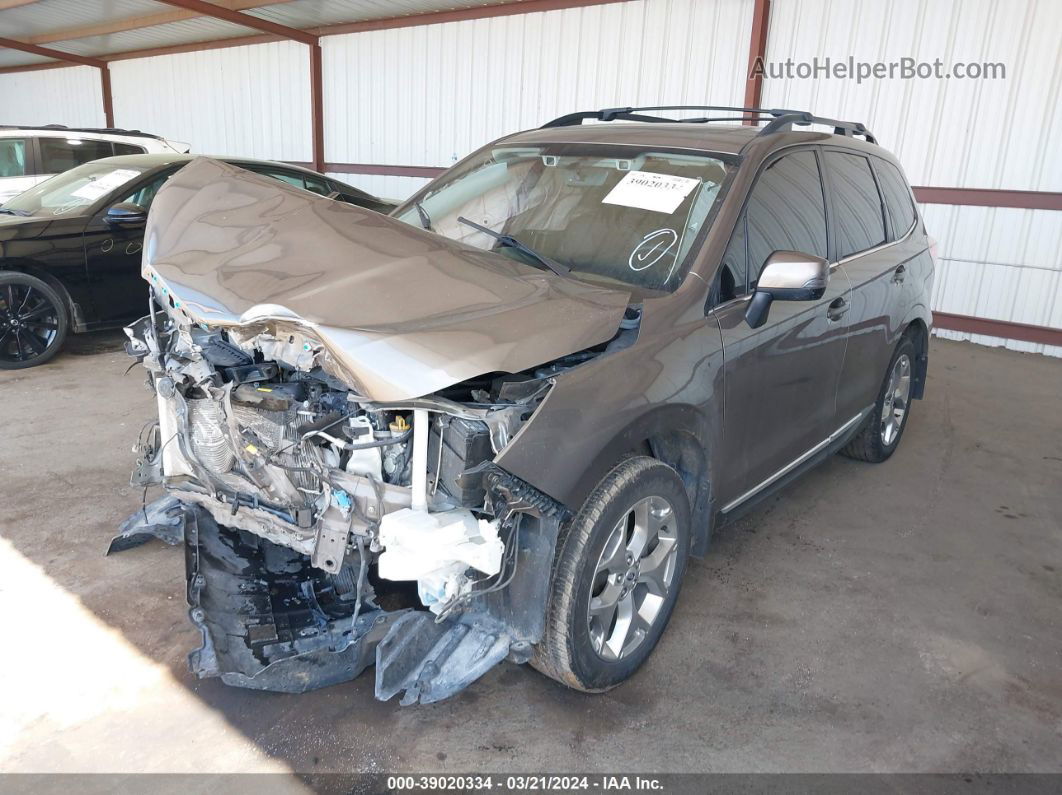 2018 Subaru Forester Touring Brown vin: JF2SJAWC1JH480597