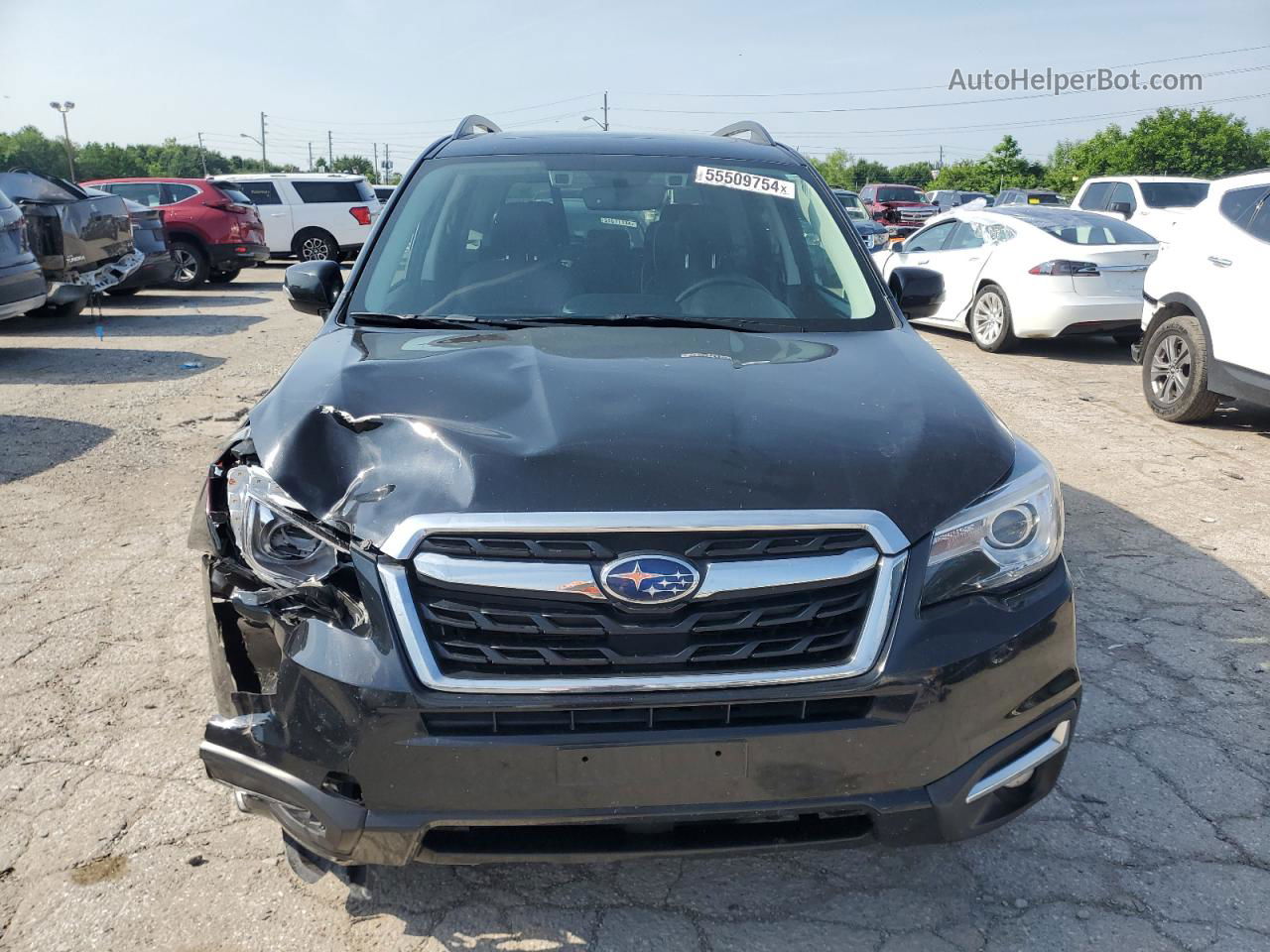 2018 Subaru Forester 2.5i Touring Черный vin: JF2SJAWC1JH608319