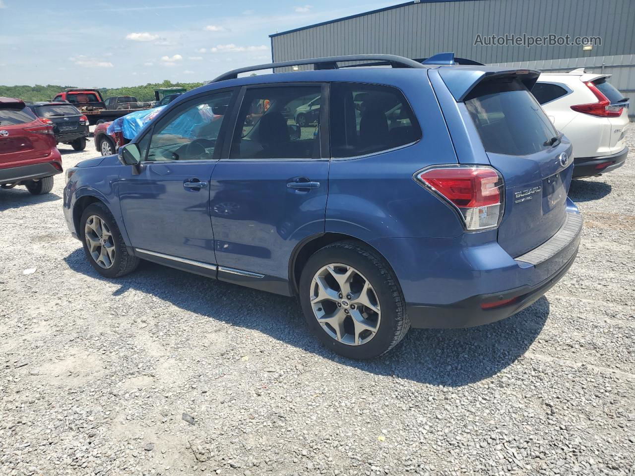 2017 Subaru Forester 2.5i Touring Blue vin: JF2SJAWC2HH442564