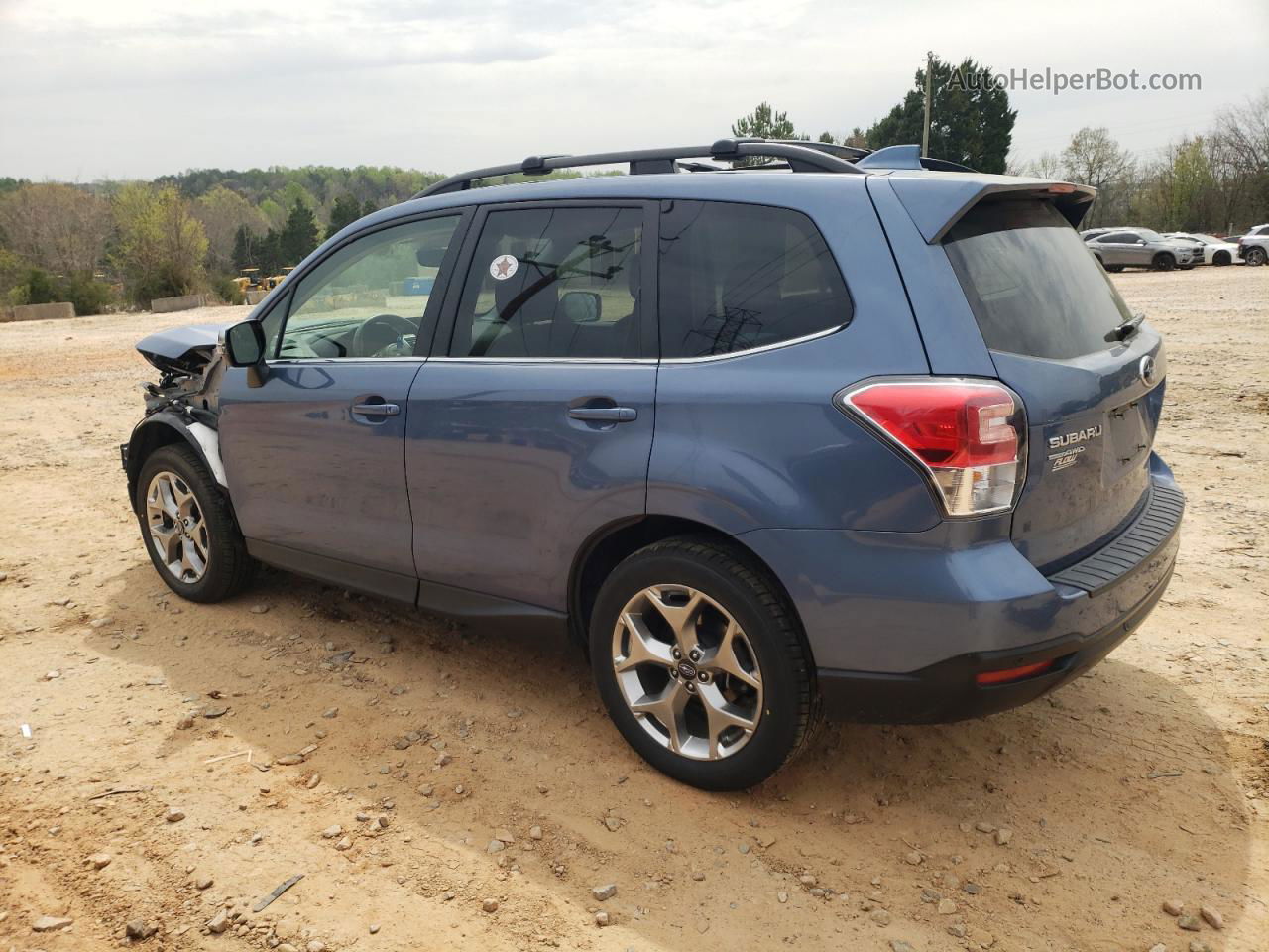 2018 Subaru Forester 2.5i Touring Синий vin: JF2SJAWC3JH529508