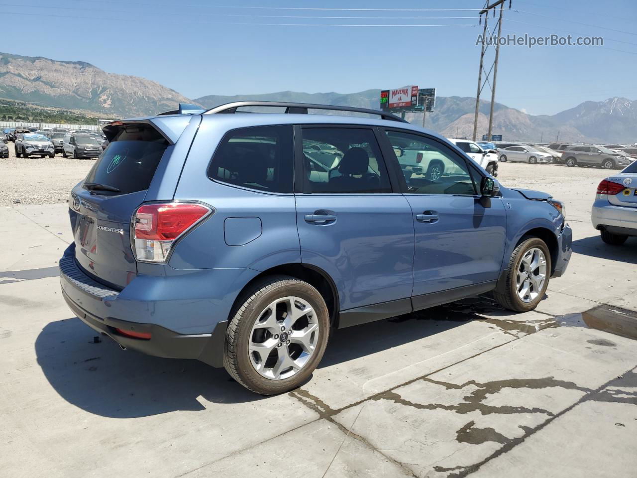 2018 Subaru Forester 2.5i Touring Синий vin: JF2SJAWC4JH534507