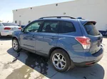 2018 Subaru Forester 2.5i Touring Blue vin: JF2SJAWC4JH534507