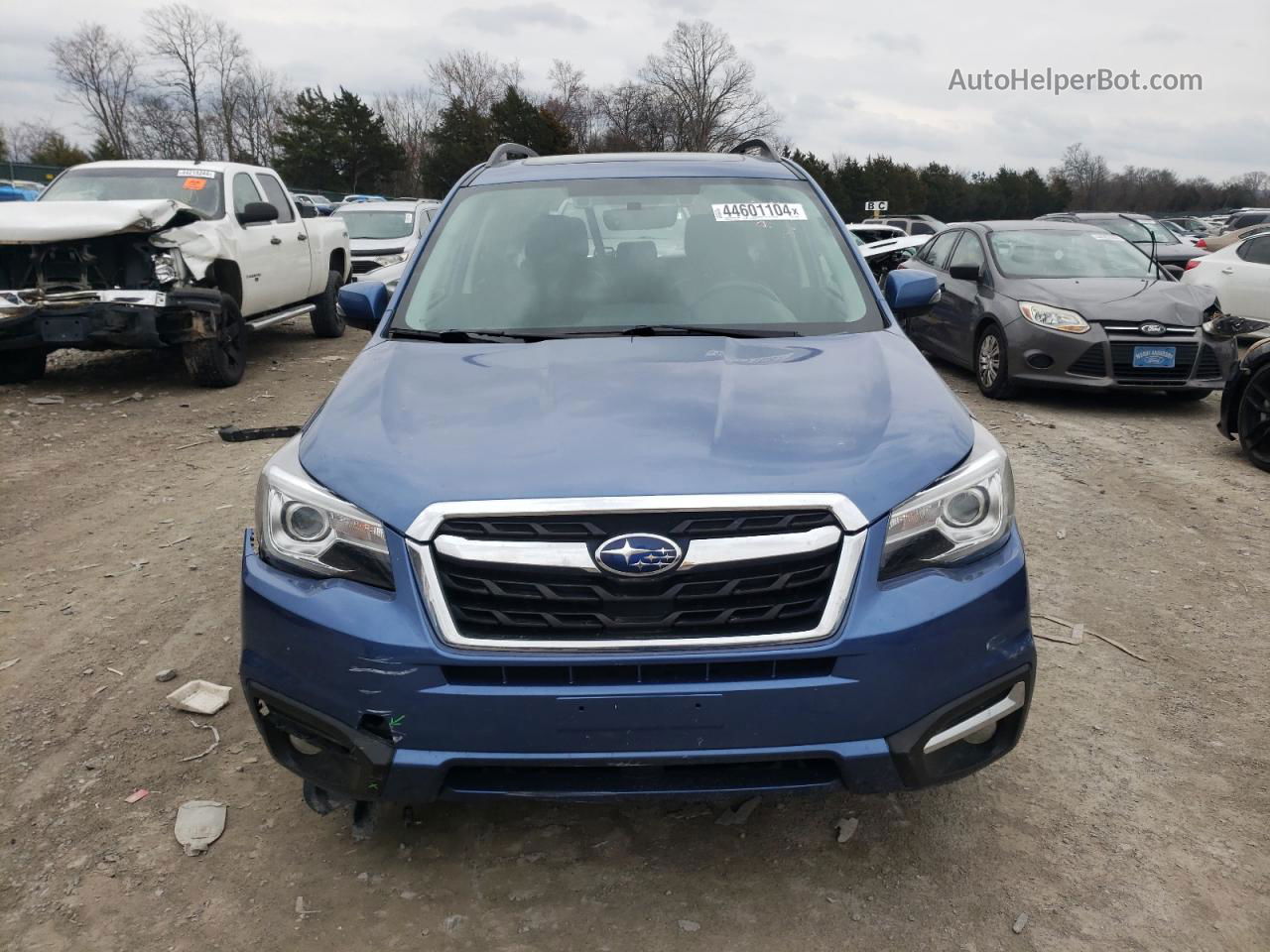 2017 Subaru Forester 2.5i Touring Синий vin: JF2SJAWC7HH575319