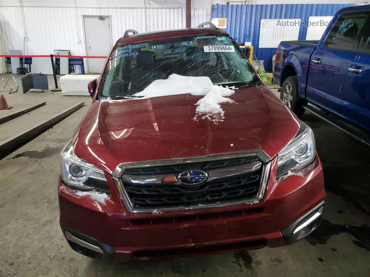 2017 Subaru Forester 2.5i Touring Red vin: JF2SJAWC7HH592394