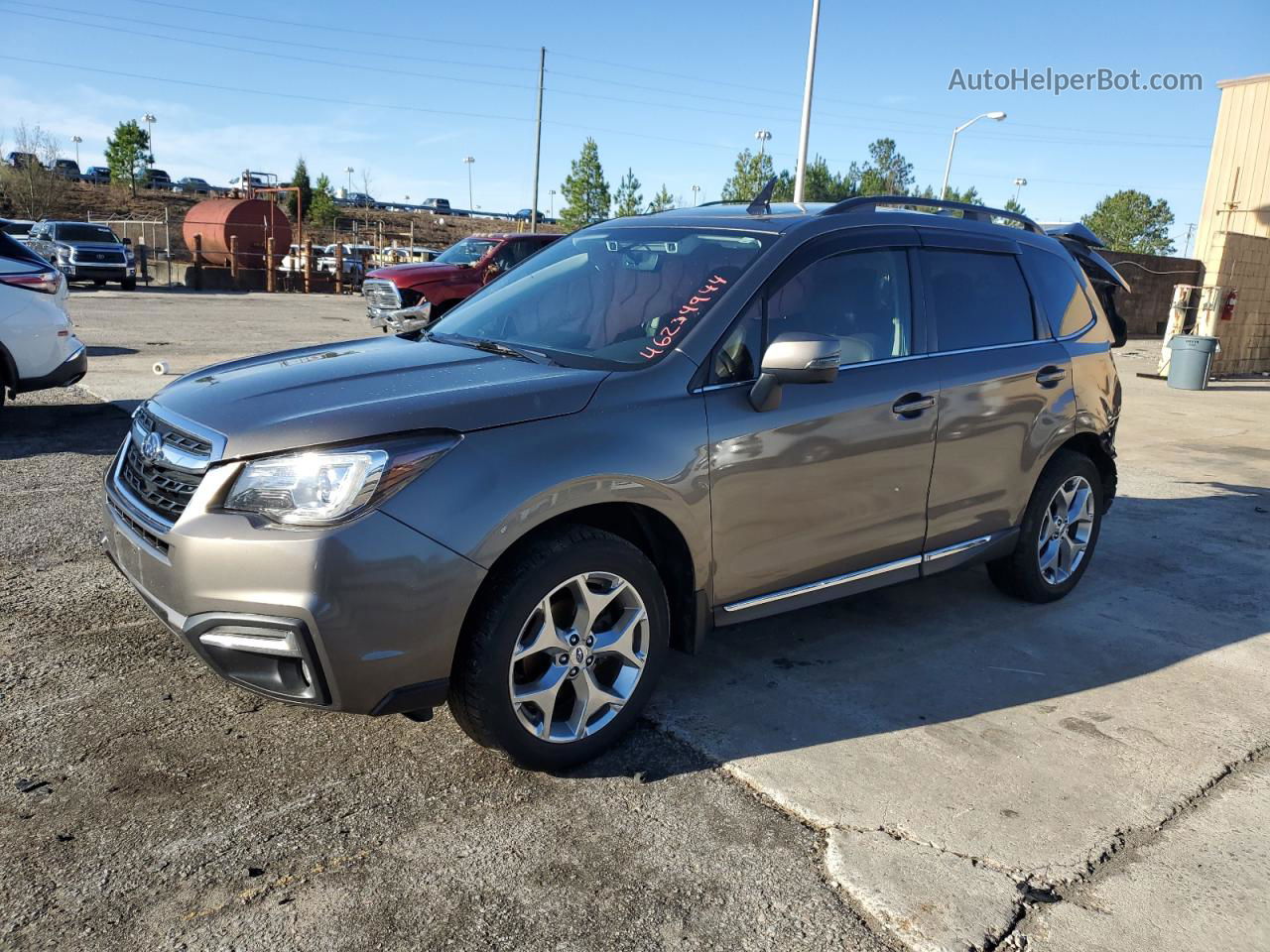 2018 Subaru Forester 2.5i Touring Brown vin: JF2SJAWC7JH522237