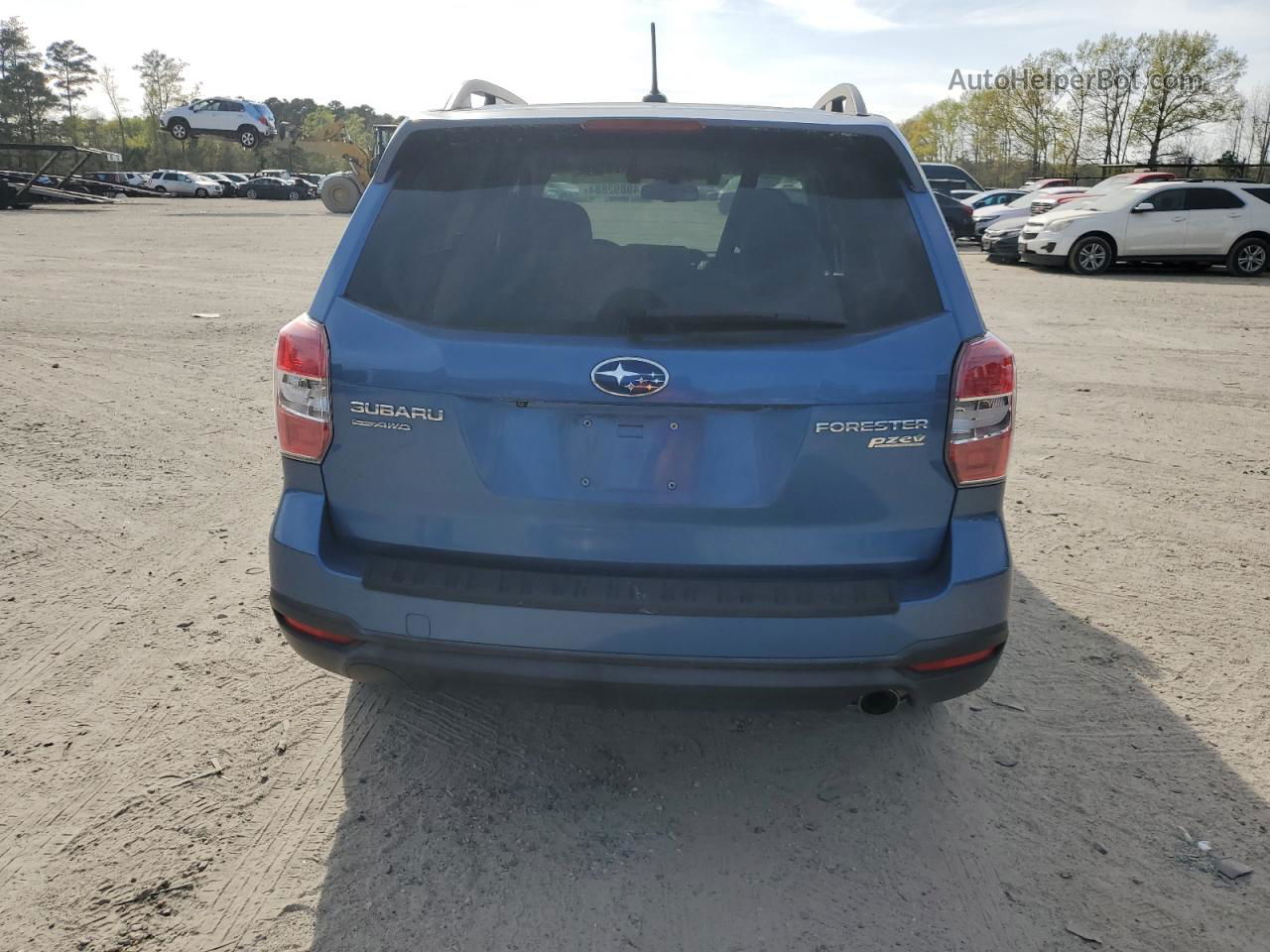 2015 Subaru Forester 2.5i Touring Blue vin: JF2SJAWC8FH547235