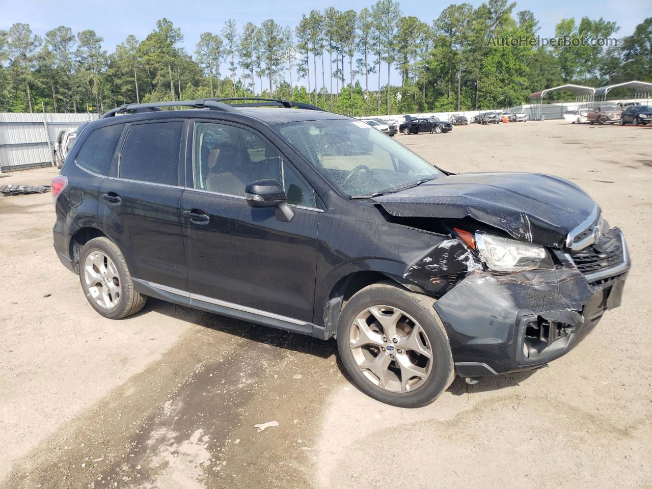 2017 Subaru Forester 2.5i Touring Black vin: JF2SJAWC9HH572986