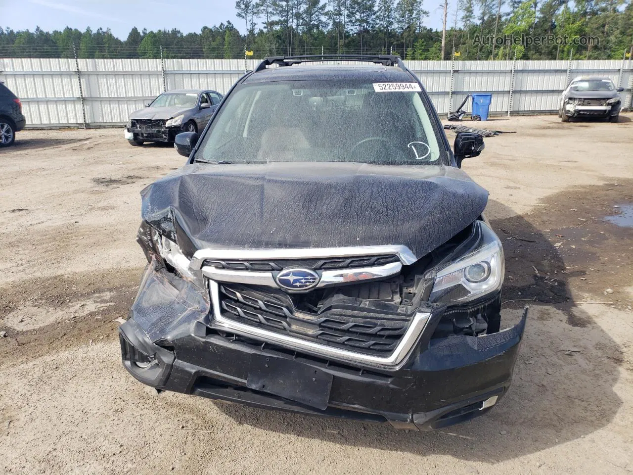 2017 Subaru Forester 2.5i Touring Black vin: JF2SJAWC9HH572986