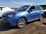 2018 Subaru Forester 2.5i Touring Blue vin: JF2SJAWCXJH536049