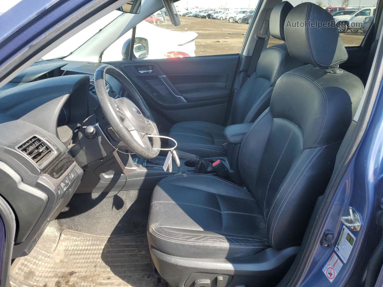 2018 Subaru Forester 2.5i Touring Синий vin: JF2SJAWCXJH536049