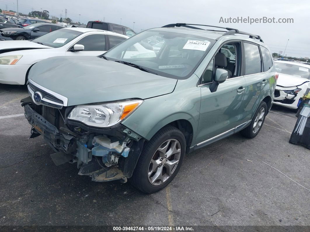 2016 Subaru Forester 2.5i Touring Green vin: JF2SJAXC1GH563373