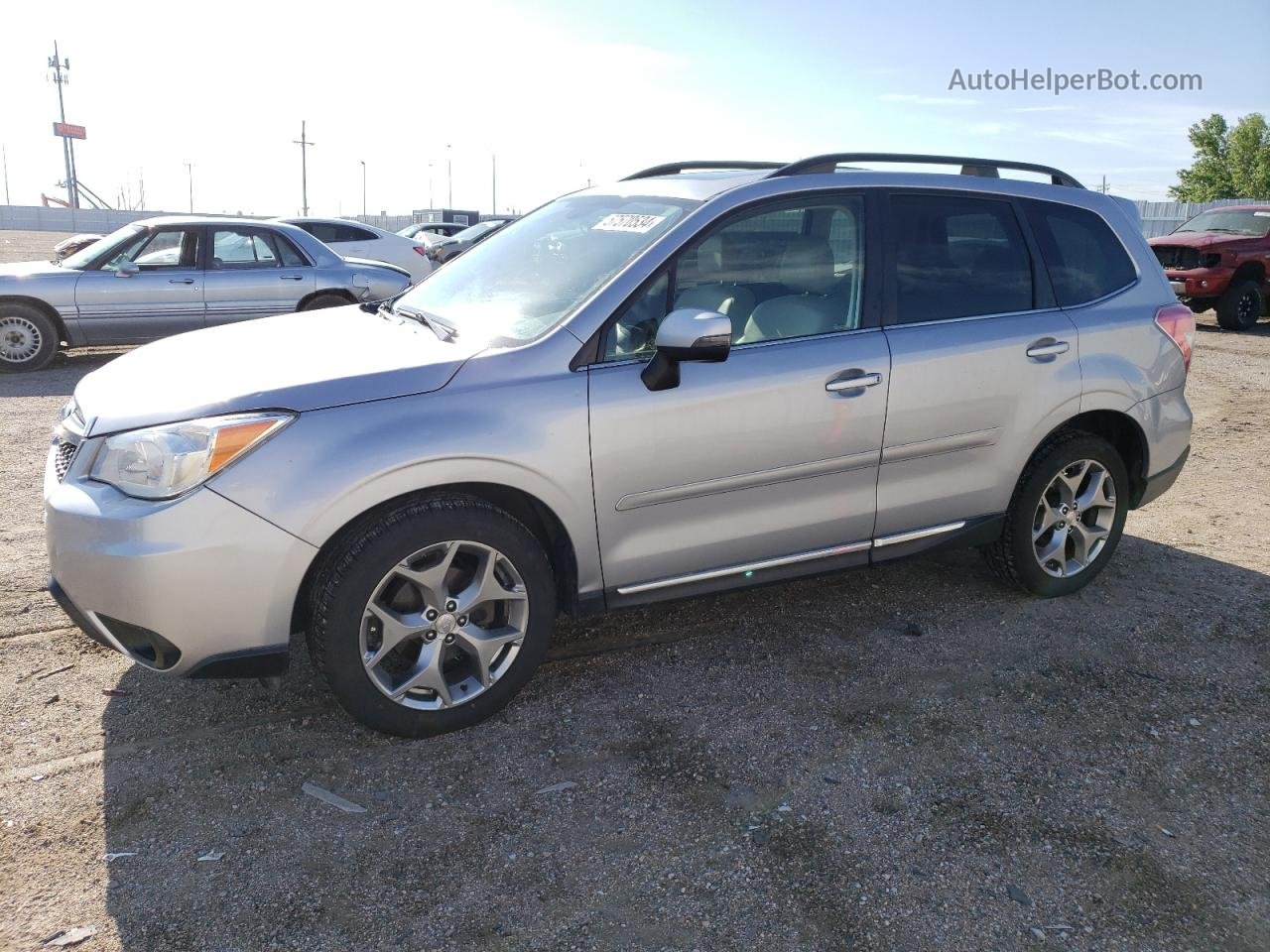 2016 Subaru Forester 2.5i Touring Silver vin: JF2SJAXC2GH421582