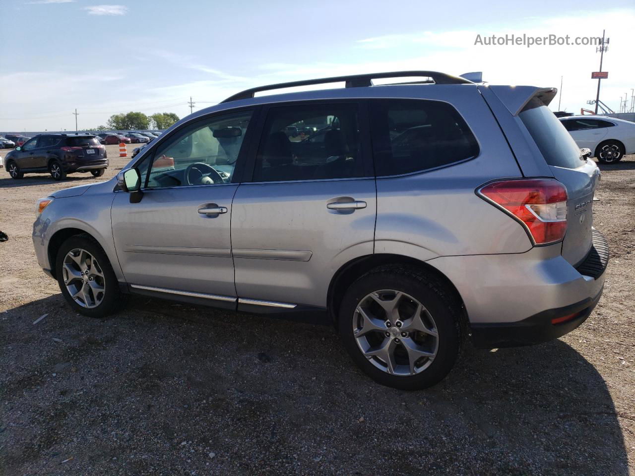 2016 Subaru Forester 2.5i Touring Silver vin: JF2SJAXC2GH421582