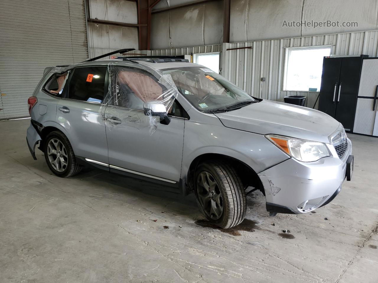 2016 Subaru Forester 2.5i Touring Silver vin: JF2SJAXC2GH535310