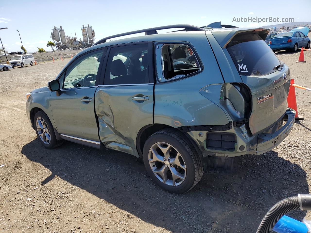 2016 Subaru Forester 2.5i Touring Teal vin: JF2SJAXC4GH455524